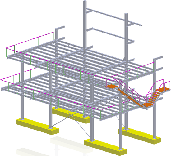 Bühnen und Laufstege für Wartungsarbeiten